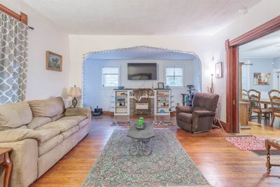 Living room featuring hardwood / wood-style floors | Image 3