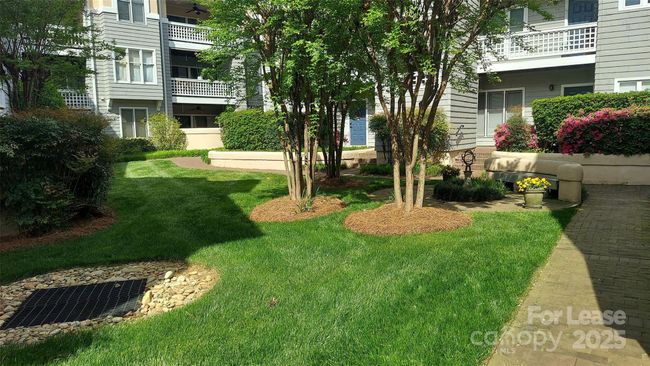 Lush sitting areas throughout the grounds with inground pool. Welcome to Queens Station! | Image 6