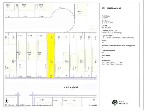 4811 Maitland St, Burnaby, BC, V5H1N1 | Card Image