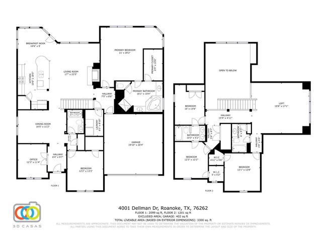 4001 Dellman Dr, House other with 5 bedrooms, 4 bathrooms and null parking in Roanoke TX | Image 33