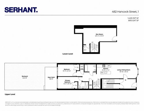 garden-482 Hancock Street, New York City, NY, 11233 | Card Image