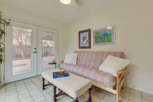 Bonus room leads to backyard | Image 12