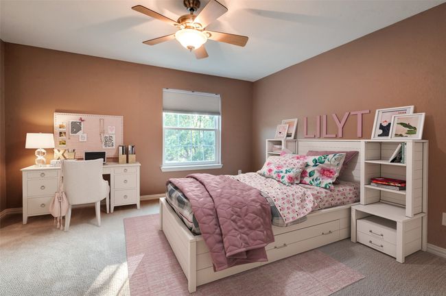 Secondary Bedroom upstairs ready to go and virtually staged | Image 31