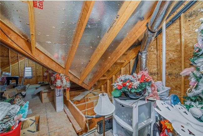 View of unfinished attic | Image 17