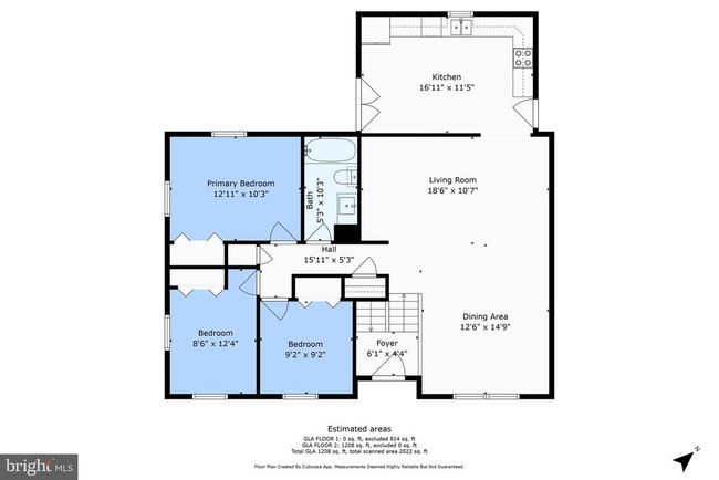 18906 White Oak Dr, House other with 4 bedrooms, 2 bathrooms and null parking in TRIANGLE VA | Image 46