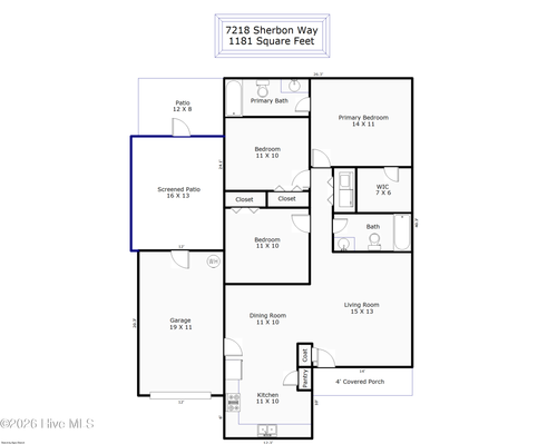 7218 Sherbon Way, Wilmington, NC, 28411-6190 | Card Image