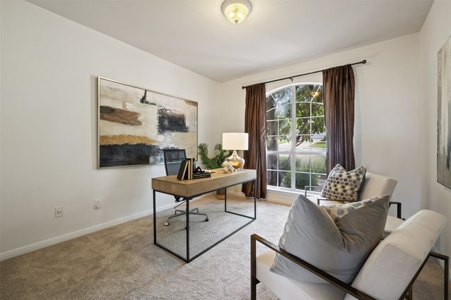 Office space with carpet flooring and baseboards | Image 22