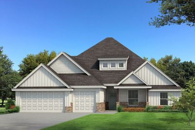 Craftsman-style home featuring a front yard and a garage | Image 3