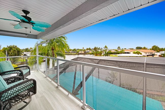 Private covered balcony off the master suite. | Image 9
