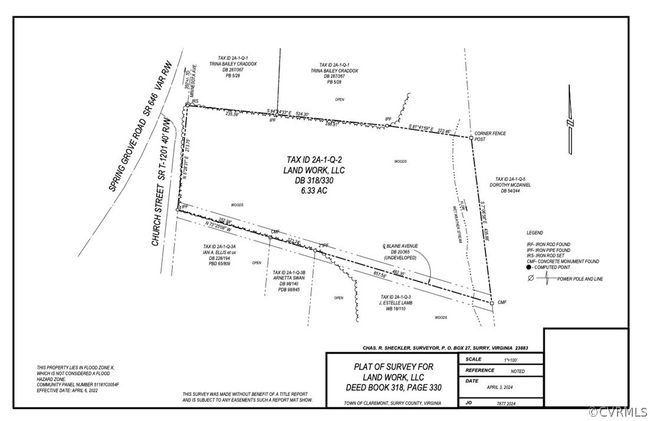 0 Old Church St, Home with 0 bedrooms, 0 bathrooms and null parking in Claremont VA | Image 50