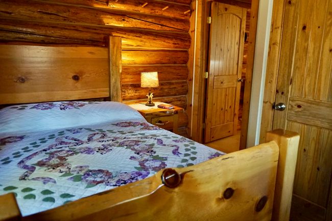 Main Floor Bedroom with rustic walls | Image 30