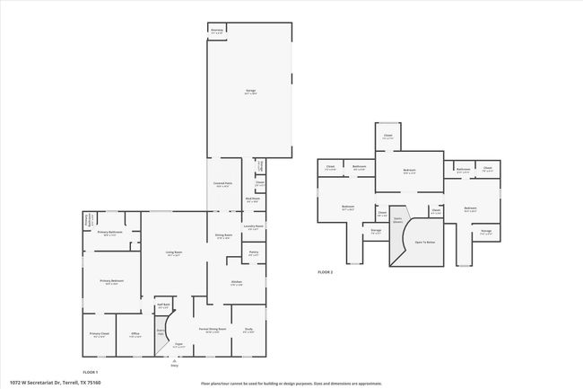 1072 W Secretariat Dr, House other with 4 bedrooms, 5 bathrooms and null parking in Terrell TX | Image 37
