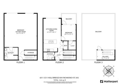 6011 - 5511 Hollybridge Way, Condo with 2 bedrooms, 2 bathrooms and 2 parking in Richmond BC | Image 1