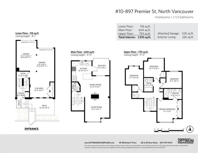 10 - 897 Premier St, Townhouse with 4 bedrooms, 2 bathrooms and 2 parking in North Vancouver BC | Image 24