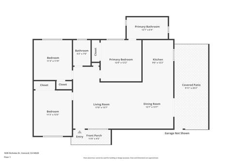 1630 Nicholas Dr, Concord, CA, 94520-4212 | Card Image