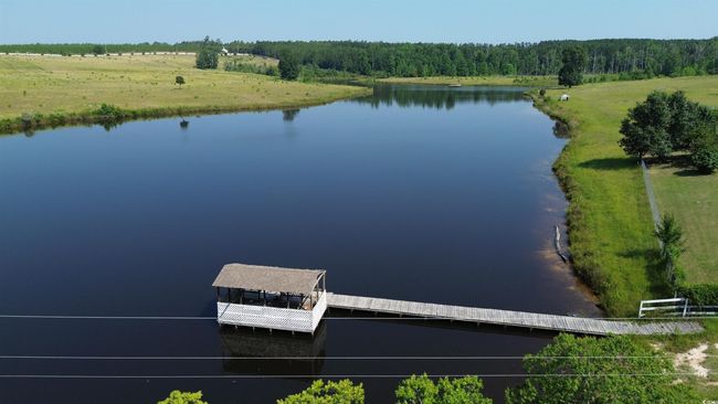 Aerial view of a nearby body of water and a heavily wooded area | Image 6