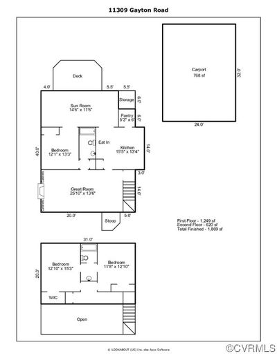 11309 Gayton Road, House other with 3 bedrooms, 2 bathrooms and null parking in Henrico VA | Image 3