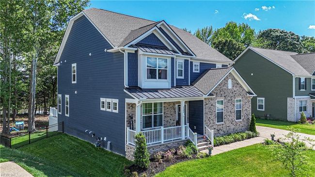 Beautiful blue Hardi-plank siding for low maintenance and durability. | Image 42