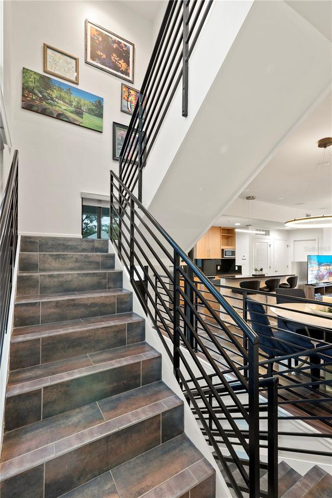 STAIRWELL LEADING FROM SECOND FLOOR TO THIRD FLOOR BEDROOMS | Image 32