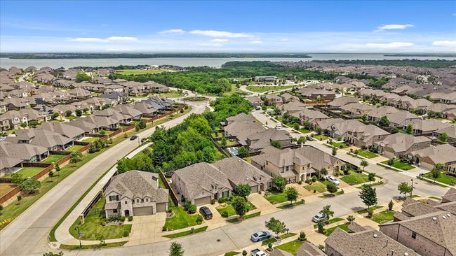 Birds eye view of property with a water view and a residential view | Image 35