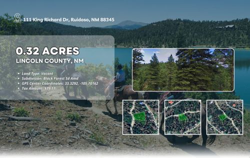 111 King Richard Dr, Ruidoso, NM, 88345-9389 | Card Image