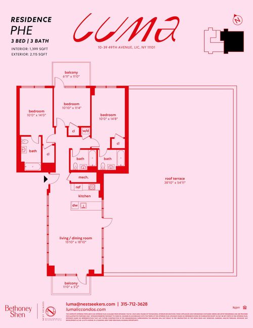 ph-e-10-39 49th Avenue, New York City, NY, 11101 | Card Image