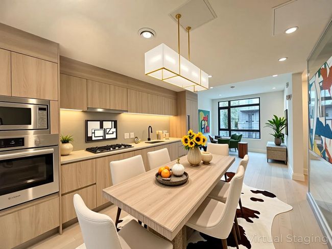 Dining area featuring baseboards, recessed lighting, and light wood-style floors | Image 18