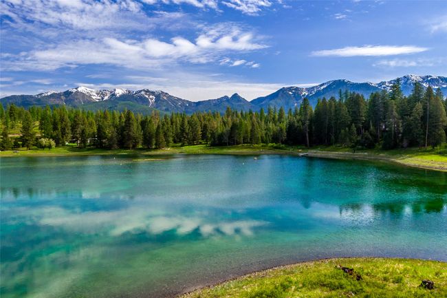 View from home across lake to mountains | Image 7