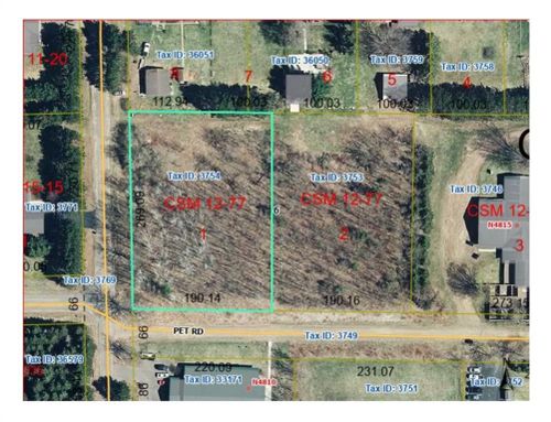 Lot 1 Pet Road, BEAVERBROOK, WI, 54801 | Card Image