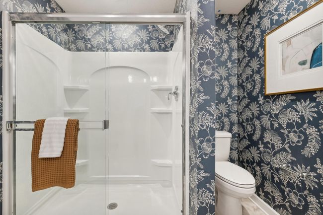 (Photo of decorated model, actual home's finishes may vary slightly) Another view of the owners bath! | Image 10