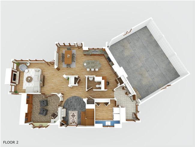 Main floor - 3D floorplan | Image 84