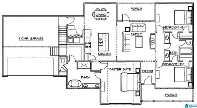 2032 Adams Ridge Drive, House other with 3 bedrooms, 2 bathrooms and null parking in CHELSEA AL | Image 2