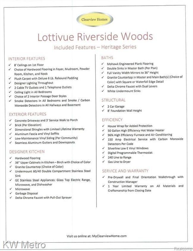 Lottievue Woods Included Features | Image 22