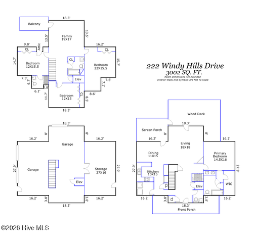 222 Windy Hills Dr, Wilmington, NC, 28409-4353 | Card Image