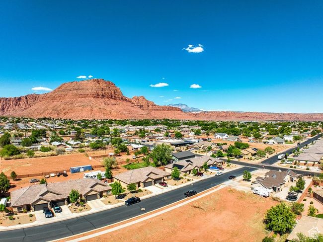 Drone / aerial view featuring a mountain view and a residential view | Image 9