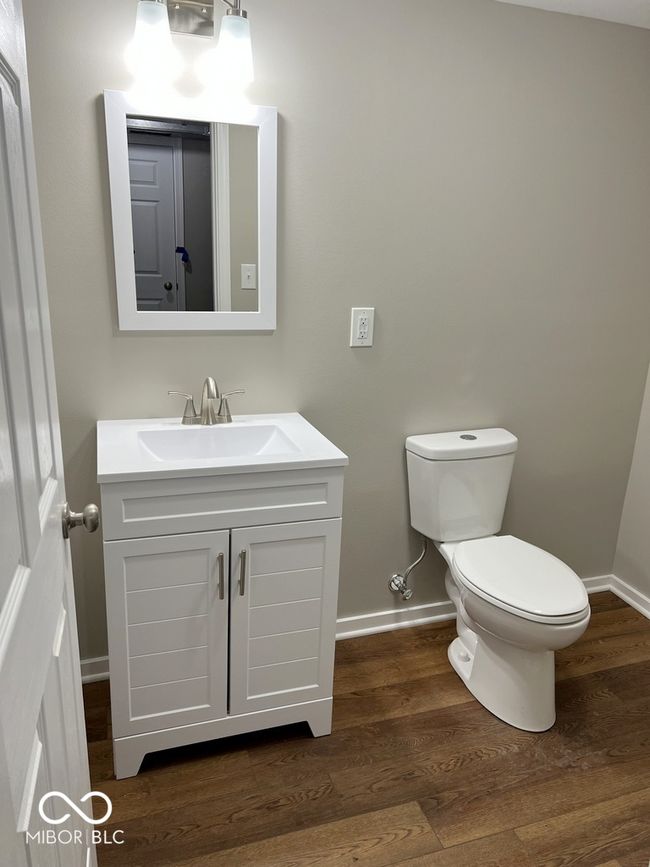 Brand new half bath on the lower level | Image 31