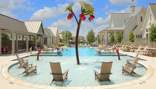 Pool with a patio area and fence | Image 31