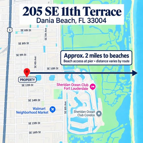 205 Se 11th Ter, Dania Beach, FL, 33004-4467 | Card Image