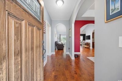 Entryway with dark hardwood / wood-style floors | Image 3