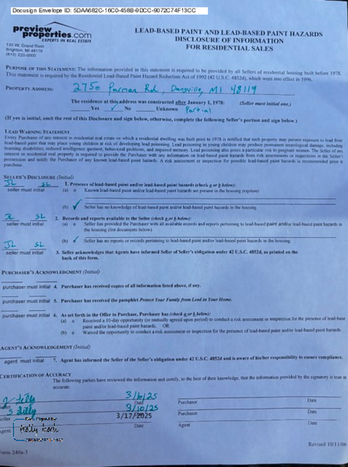 2750 Parman Rd, Dansville, MI, 48819-9786 | Card Image