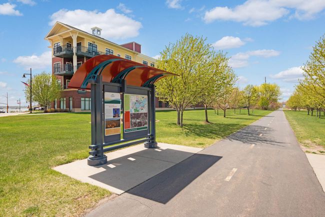The Dakota Rail Trail located right out the back door giving miles of recreation. | Image 23
