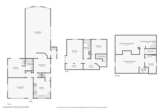 2155 Avondale St, House other with 3 bedrooms, 3 bathrooms and null parking in Sylvan Lake MI | Image 44