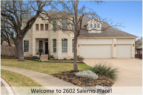 2602 Salerno Pl, Cedar Park, TX, 78613-4312 | Card Image