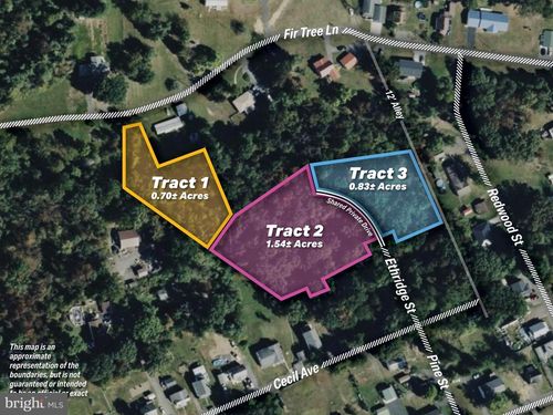 TRACT 1: .70+/- ACRES Fir Tree Lane, CRESAPTOWN, MD, 21502 | Card Image
