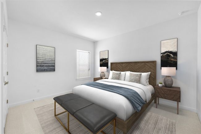 Carpeted bedroom with baseboards | Image 5
