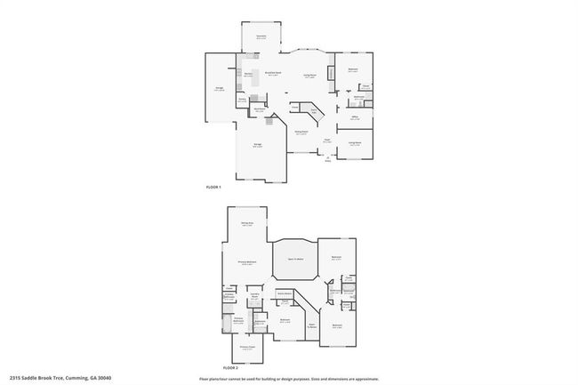 2315 Saddlebrook Trce, House other with 5 bedrooms, 4 bathrooms and null parking in Cumming GA | Image 61