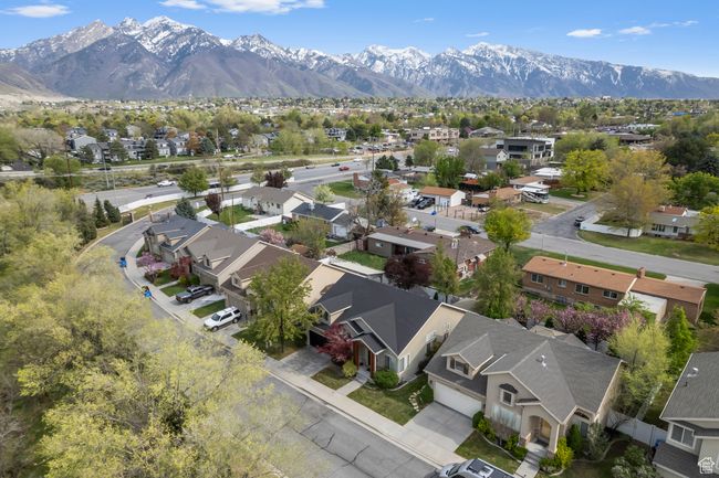Drone / aerial view to the Southwest featuring a mountain view. | Image 25