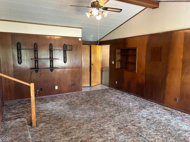 This was the space from the house to the detached garage, long ago enclosed with vaulted ceiling. | Image 28