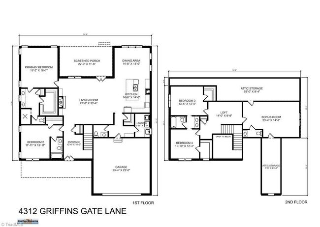 4312 Griffins Gate Ln, House other with 4 bedrooms, 5 bathrooms and null parking in Greensboro NC | Image 4