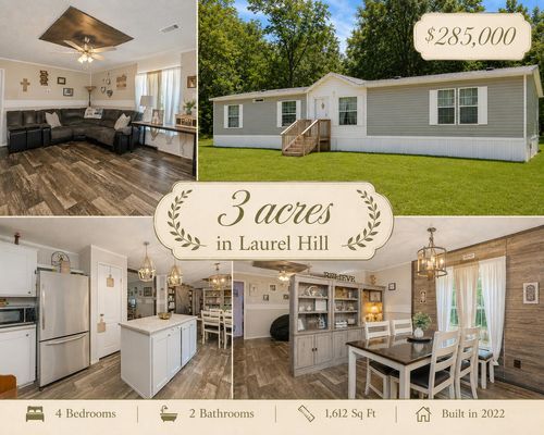 3984 1st Ave, Laurel Hill, FL, 32567-2129 | Card Image